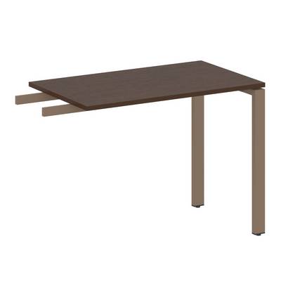 Metal System Style БП.ПР-3 (Венге цаво/мокко) Приставной элемент на П-образном м/к (используется в качестве брифинга или боковой приставки)