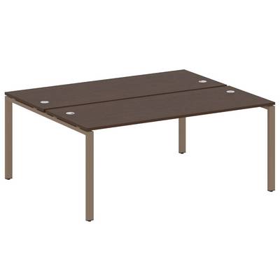 Metal System Style БП.РАС-СП-2.5 (Венге цаво/мокко) Рабочая станция на П-образном м/к