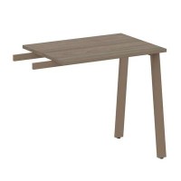 Metal System Style БА.ПР-2 (Вяз благородный/мокко) Приставной элемент на А-образном м/к (используется в качестве брифинга или боковой приставки)