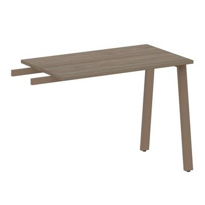 Metal System Style БА.ПР-3 (Вяз благородный/мокко) Приставной элемент на А-образном м/к (используется в качестве брифинга или боковой приставки)