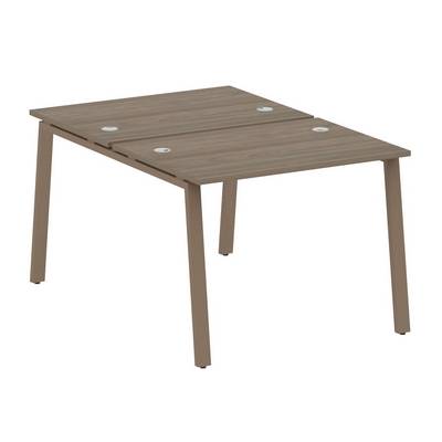 Metal System Style БА.РАС-СП-2.1 (Вяз благородный/мокко) Рабочая станция на А-образном м/к