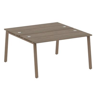 Metal System Style БА.РАС-СП-2.3 (Вяз благородный/мокко) Рабочая станция на А-образном м/к