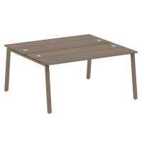 Metal System Style БА.РАС-СП-2.4 (Вяз благородный/мокко) Рабочая станция на А-образном м/к