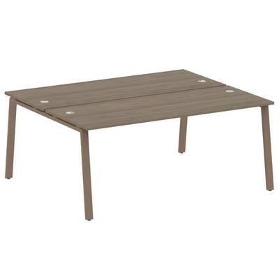 Metal System Style БА.РАС-СП-2.5 (Вяз благородный/мокко) Рабочая станция на А-образном м/к