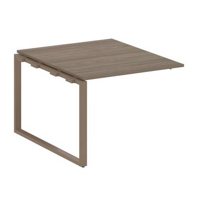 Metal System Style БО.ППРГ-1 (Вяз благородный/мокко) Проходной наборный элемент переговорного стола на О-образном м/к (проходная опора Б.ОСП-123, столешница, два комплекта траверс)