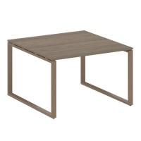 Metal System Style БО.ПРГ-1.2 (Вяз благородный/мокко) Переговорный стол (1 столешница) на О-образном м/к