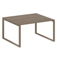 Metal System Style БО.ПРГ-1.3 (Вяз благородный/мокко) Переговорный стол (1 столешница) на О-образном м/к