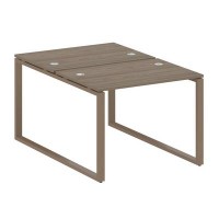 Metal System Style БО.РАС-СП-2.1 (Вяз благородный/мокко) Рабочая станция на О-образном м/к