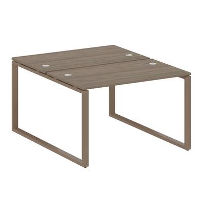 Metal System Style БО.РАС-СП-2.2 (Вяз благородный/мокко) Рабочая станция на О-образном м/к