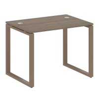 Metal System Style БО.СП-1 (Вяз благородный/мокко) Стол письменный на О-образном м/к