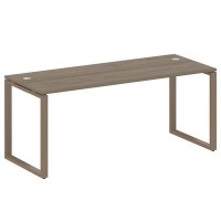 Metal System Style БО.СП-5 (Вяз благородный/мокко) Стол письменный на О-образном м/к