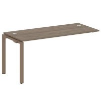 Metal System Style БП.ПРС-СП-1.4 (Вяз благородный/мокко) Проходной наборный элемент рабочей станции на П-образном м/к  (проходная опора Б.ОСП-72, столешница, комплект траверс)