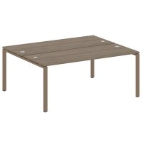 Metal System Style БП.РАС-СП-2.5 (Вяз благородный/мокко) Рабочая станция на П-образном м/к