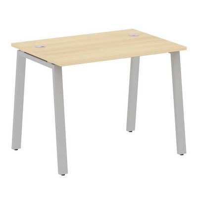 Metal System Style БА.СП-1 (Акация лорка/серый) Стол письменный на А-образном м/к