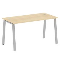 Metal System Style БА.СП-3 (Акация лорка/серый) Стол письменный на А-образном м/к