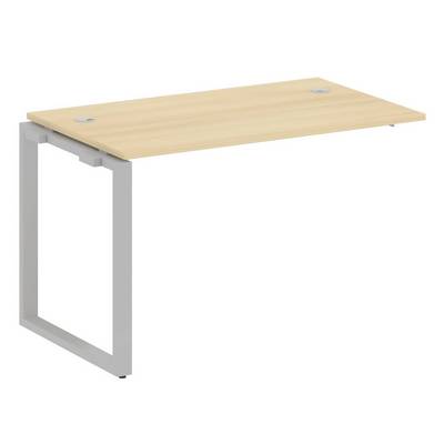 Metal System Style БО.ПРС-СП-1.2 (Акация лорка/серый) Проходной наборный элемент рабочей станции на О-образном  м/к(проходная опора Б.ОСП-72, столешница, комплект траверс)