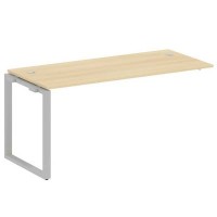 Metal System Style БО.ПРС-СП-1.4 (Акация лорка/серый) Проходной наборный элемент рабочей станции на О-образном м/к (проходная опора Б.ОСП-72, столешница, комплект траверс)