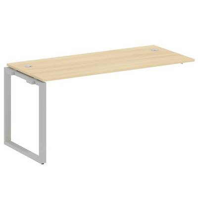 Metal System Style БО.ПРС-СП-1.4 (Акация лорка/серый) Проходной наборный элемент рабочей станции на О-образном м/к (проходная опора Б.ОСП-72, столешница, комплект траверс)