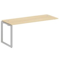 Metal System Style БО.ПРС-СП-1.5 (Акация лорка/серый) Проходной наборный элемент рабочей станции на О-образном м/к (проходная опора Б.ОСП-72, столешница, комплект траверс)