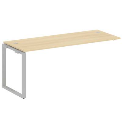 Metal System Style БО.ПРС-СП-1.5 (Акация лорка/серый) Проходной наборный элемент рабочей станции на О-образном м/к (проходная опора Б.ОСП-72, столешница, комплект траверс)