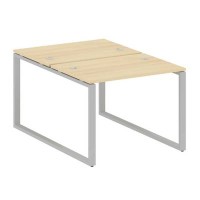Metal System Style БО.РАС-СП-2.1 (Акация лорка/серый) Рабочая станция на О-образном м/к