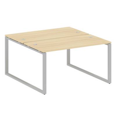 Metal System Style БО.РАС-СП-2.3 (Акация лорка/серый) Рабочая станция на О-образном м/к