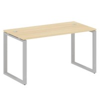 Metal System Style БО.СП-3 (Акация лорка/серый) Стол письменный на О-образном м/к