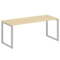 Metal System Style БО.СП-5 (Акация лорка/серый) Стол письменный на О-образном м/к