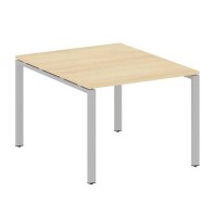 Metal System Style БП.ПРГ-1.1 (Акация лорка/серый) Переговорный стол (1 столешница) на П-образном м/к