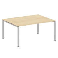 Metal System Style БП.ПРГ-1.4 (Акация лорка/серый) Переговорный стол (1 столешница) на П-образном м/к