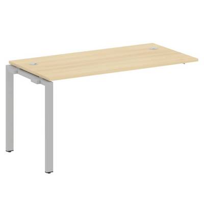 Metal System Style БП.ПРС-СП-1.3 (Акация лорка/серый) Проходной наборный элемент рабочей станции на П-образном м/к (проходная опора Б.ОСП-72, столешница, комплект траверс)