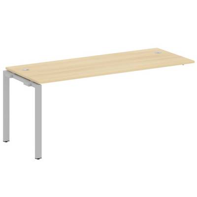 Metal System Style БП.ПРС-СП-1.5 (Акация лорка/серый) Проходной наборный элемент рабочей станции на П-образном м/к (проходная опора Б.ОСП-72, столешница, комплект траверс)