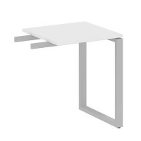 Metal System Style БО.ПР-1 (Белый/серый) Приставной элемент на О-образном м/к (используется в качестве брифинга или боковой приставки)