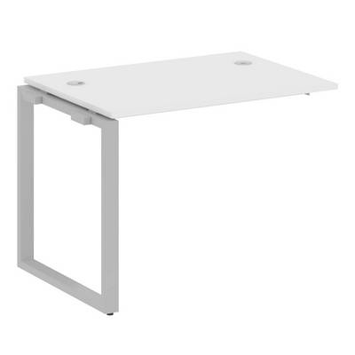 Metal System Style БО.ПРС-СП-1.1 (Белый/серый) Проходной наборный элемент рабочей станции  на О-образном м/к  (проходная опора Б.ОСП-72, столешница, комплект траверс)