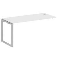 Metal System Style БО.ПРС-СП-1.4 (Белый/серый) Проходной наборный элемент рабочей станции на О-образном м/к (проходная опора Б.ОСП-72, столешница, комплект траверс)