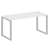 Metal System Style БО.СП-4 (Белый/серый) Стол письменный на О-образном м/к