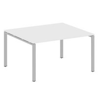 Metal System Style БП.ПРГ-1.3 (Белый/серый) Переговорный стол (1 столешница) на П-образном м/к