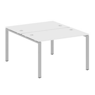 Metal System Style БП.РАС-СП-2.2 (Белый/серый) Рабочая станция на П-образном м/к