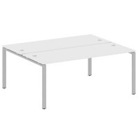 Metal System Style БП.РАС-СП-2.5 (Белый/серый) Рабочая станция на П-образном м/к