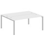 Metal System Style БП.РАС-СП-2.5 (Белый/серый) Рабочая станция на П-образном м/к