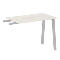 Metal System Style БА.ПР-3 (Дуб Наварра/серый) Приставной элемент на А-образном м/к (используется в качестве брифинга или боковой приставки)