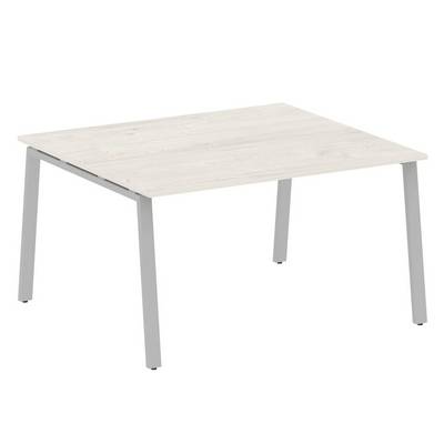 Metal System Style БА.ПРГ-1.3 (Дуб Наварра/серый) Переговорный стол (1 столешница) на А-образном м/к