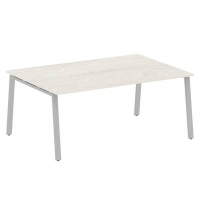 Metal System Style БА.ПРГ-1.5 (Дуб Наварра/серый) Переговорный стол (1 столешница) на А-образном м/к