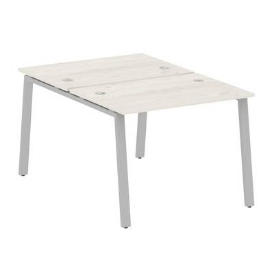 Metal System Style БА.РАС-СП-2.1 (Дуб Наварра/серый) Рабочая станция на А-образном м/к