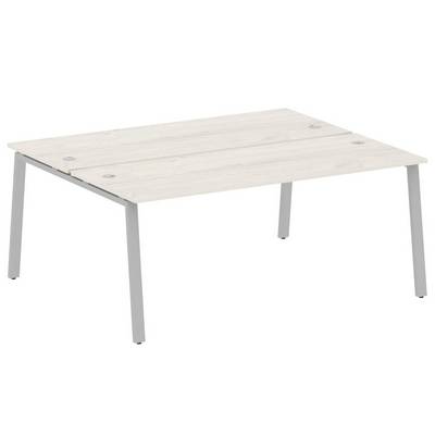 Metal System Style БА.РАС-СП-2.5 (Дуб Наварра/серый) Рабочая станция на А-образном м/к