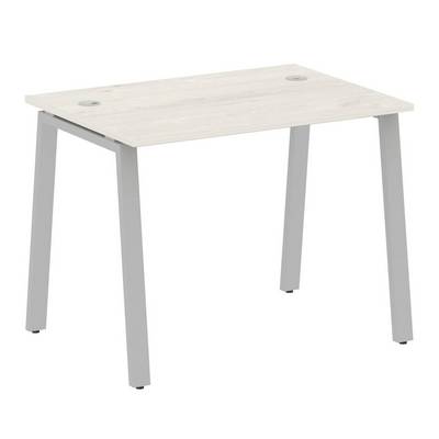 Metal System Style БА.СП-1 (Дуб Наварра/серый) Стол письменный на А-образном м/к