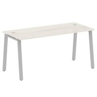 Metal System Style БА.СП-4 (Дуб Наварра/серый) Стол письменный на А-образном м/к