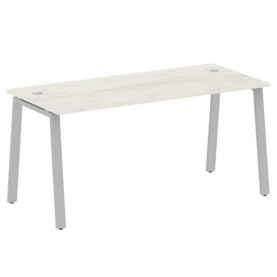 Metal System Style БА.СП-4 (Дуб Наварра/серый) Стол письменный на А-образном м/к