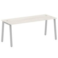Metal System Style БА.СП-5 (Дуб Наварра/серый) Стол письменный на А-образном м/к