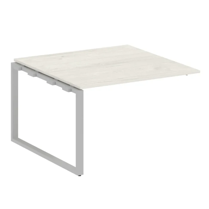 БО.ППРГ-2 Элемент стола переговоров на О-образном м/к, цвет дуб наварра, серый